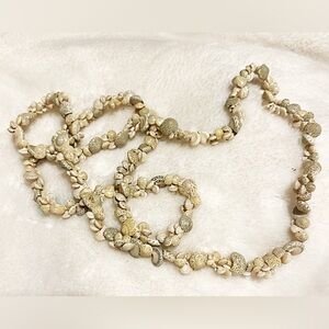 Tiny Natural SeaShells Long Necklace
